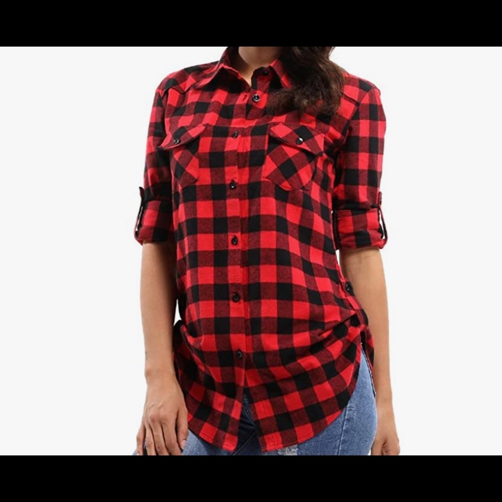 Ochenta button down flannel